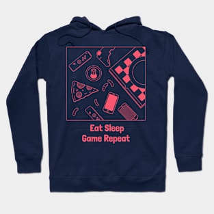 Eat Sleep Game Repeat Hoodie